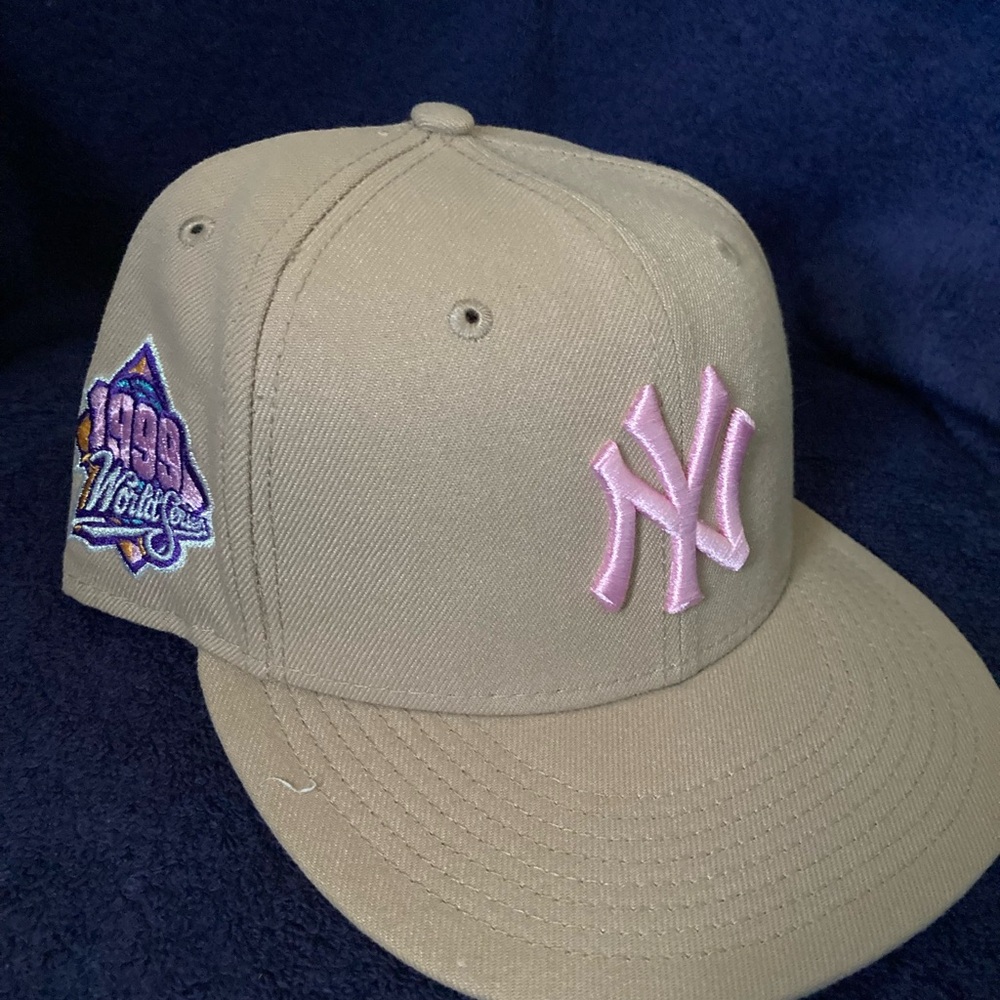 New York Yankees Tan and Pink Cap